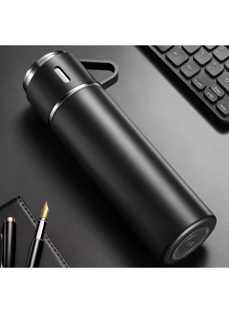 EONLINE Vacuum Flask Set - Insulated Water Bottle 3 Cups Gift Set - Thermos Water Bottle for Hot and Cold Drinks - Reusable Stainless Steel Water Bottles for Indoor and Outdoor Activities - Image 2